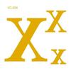 Waterproof Metallic Sports & Party Letter and Number Tattoo Stickers