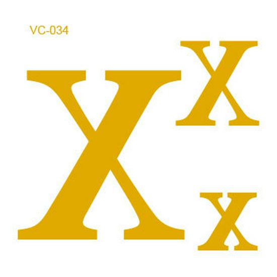 Waterproof Metallic Sports & Party Letter and Number Tattoo Stickers