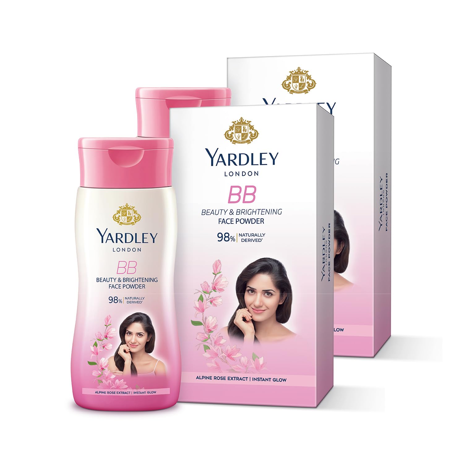 

Yardley London Beauty And Brightening Face Powder 98 Percent Naturally Derived With Alpine Rose Extract 70g Pack Of 2