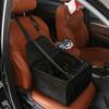 Borsa Portacani da Auto Impermeabile Cesta Amaca Pieghevole Borsa Trasportino per Animali Domestici Gatti Cani Piccoli Sicurezza Viaggio Borsa a Rete