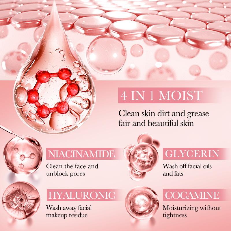 4-In-1 Multi-effect Cleanser SADOER Pore Purification Cleansing Facial Cleanser