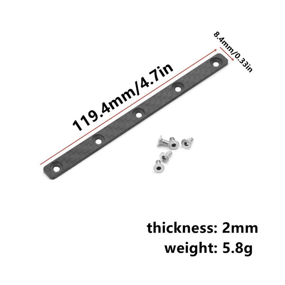 Black RC Chassis Reinforcement RC Upgrade Parts for Tamiya TT02/TT-02 1/10 RC Car For RC Cars