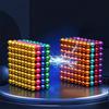 Ensemble de 512 pièces de boules magnétiques de 5 mm avec aimants néodyme N35 pour la construction créative, puzzle 3D et soulagement du stress