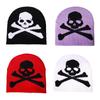 Winter Teen Beanies Hat Elastic Windproof Skull Pattern Hat Ear Protector Hat Adult Winter Cycling Skiing Supplies
