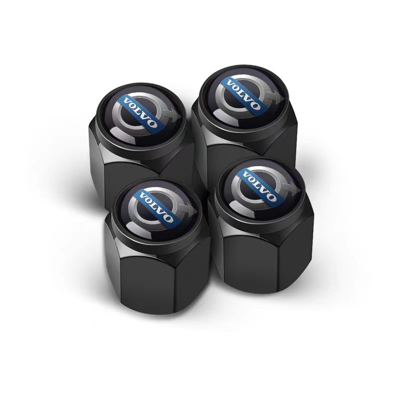 4pcs Metal Car Wheel Tire Valve Caps Stem Case Covers For Volvo XC40 XC90 V40 V90 V60 XC60 S80 S60 S90 XC70 Rdesign Accessories