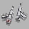 Rhodium Plated Gold Plated 45 Degree Banana Connector Lockable Banana Jack Speaker Banana Plug For Video Receiver