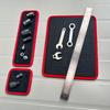 Double Sided Magnetic Leather Screws Wrenches Storage Pad for Efficient Office Organization and Quick Note Taking