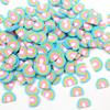 Cute Blue Cloud  Polymer Hot Soft Clay Sprinkles for Crafts DIY Making Nail Art Decorations Slime Filling Material