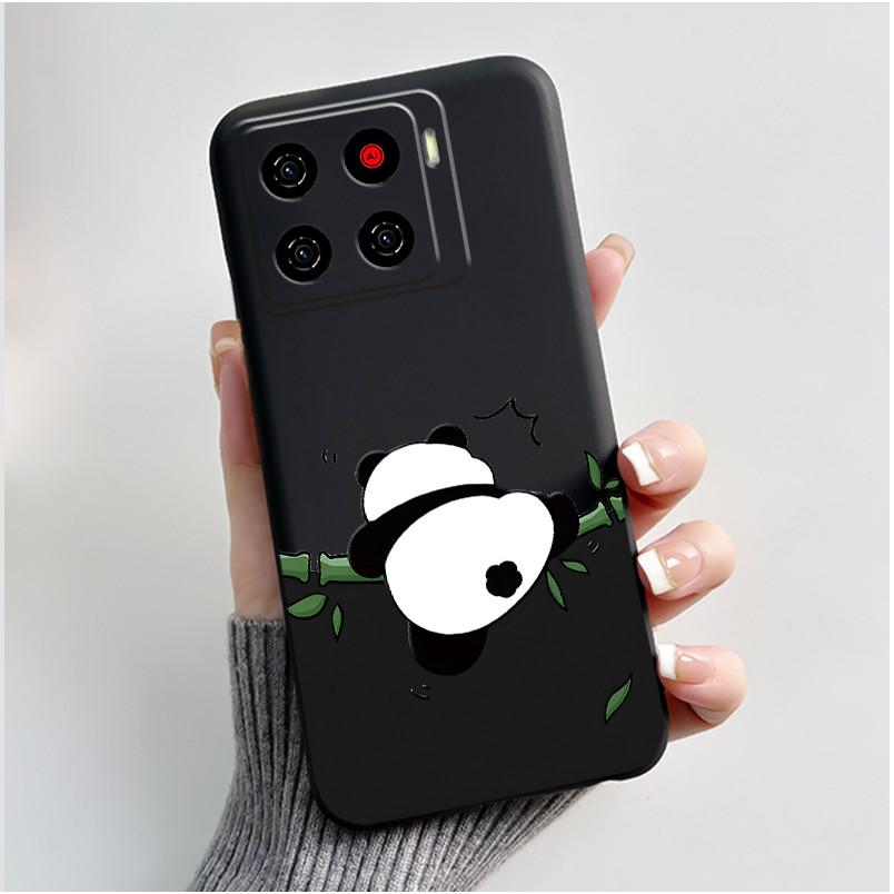 Cute Cartoon Case For ZTE Blade A56 Z2473 Nubia A56 Printing Shell For Blade A56 Pro Protective Cover Soft Silicone Black Casing