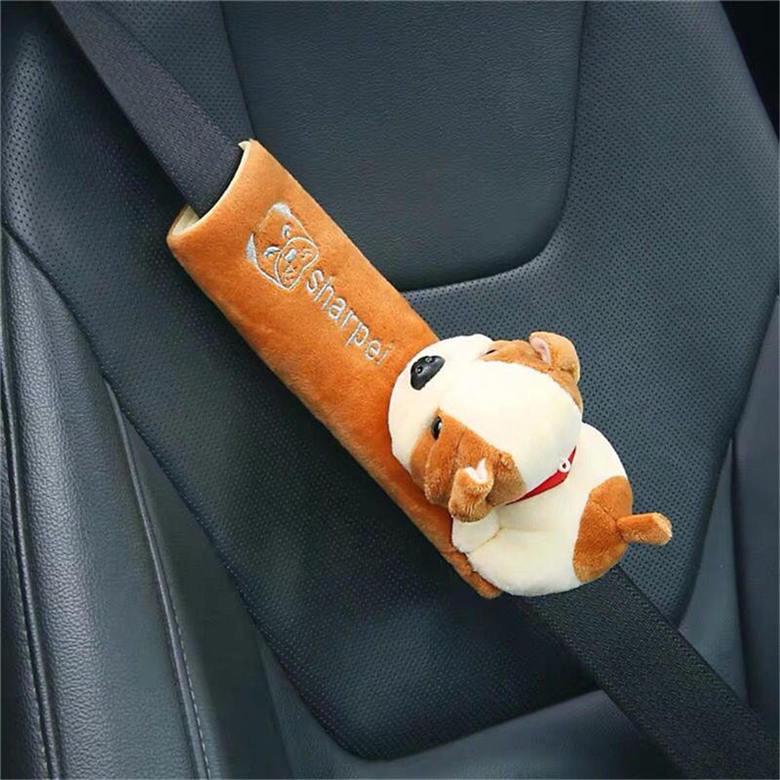 Cute Cartoon Car Safety Seat Belt Cover Child Seat Belt Shoulder Pads