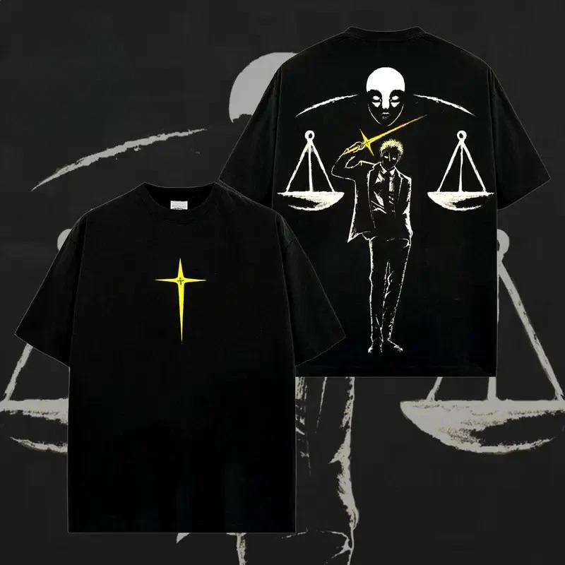 

Jujutsu Kaisen Fushiguro Toji Zenin Maki Printed Tee Men Women Retro Washed T-shirts Cotton T Shirt Harajuku Male Casual Tshirt S