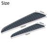 4Pcs/Set Car Door Edge Guard Carbon Fiber Trim Molding Protection Strip Anti-collision Scratch Protector Black Crash Sticker