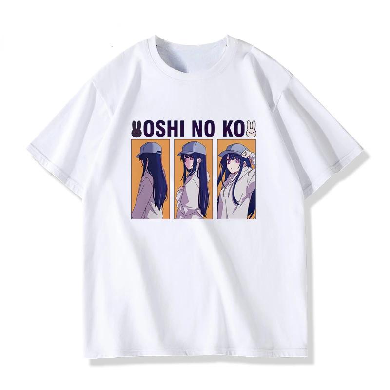 Kawaii Oshi No Ko Anime Ai Hoshino Cosplay Tshirt Hot Cartoon Fans Otaku T Shirt Summer Casual Fashion Streetwear Unisex Tee