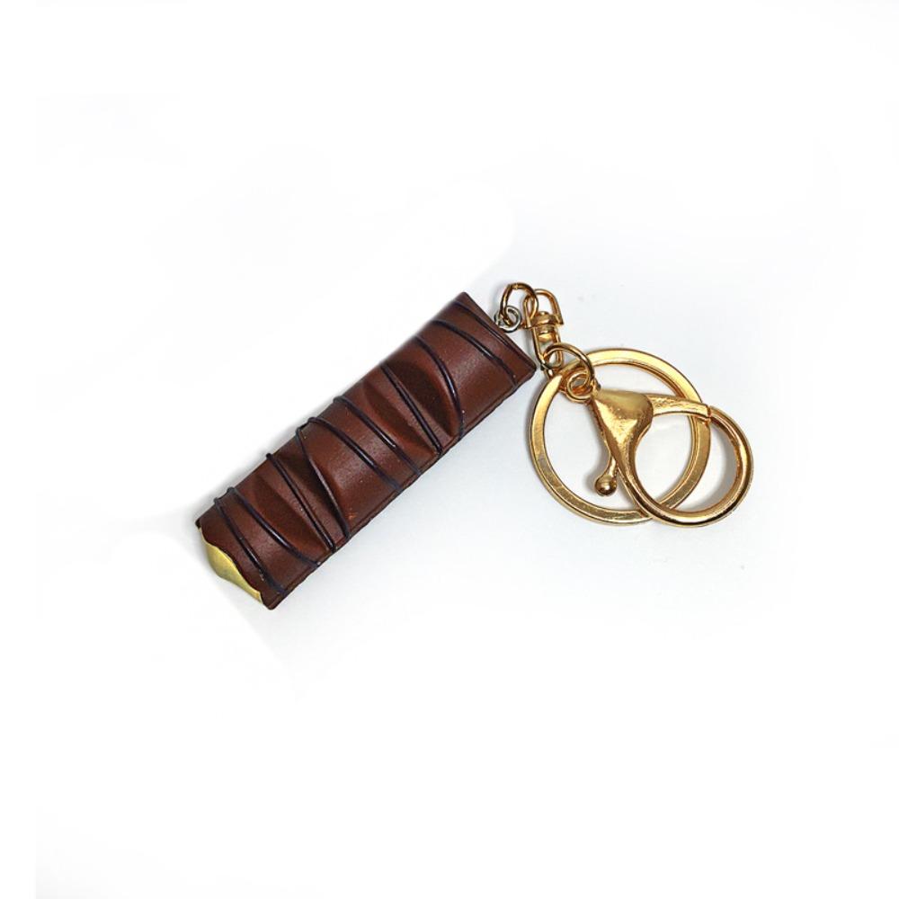 

DIY Simulation Chocolate Dessert Keychain Hanger Bag Charm Realistic Food Pendant Bag Ornament Style 2