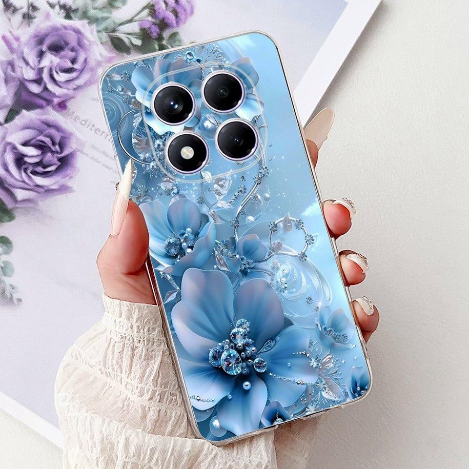 For Xiaomi Redmi Note 14 Pro Plus Case New Popular Flower Marble Soft Silicone Cover For Xiaomi Redmi Note 14 Pro Global Capinha