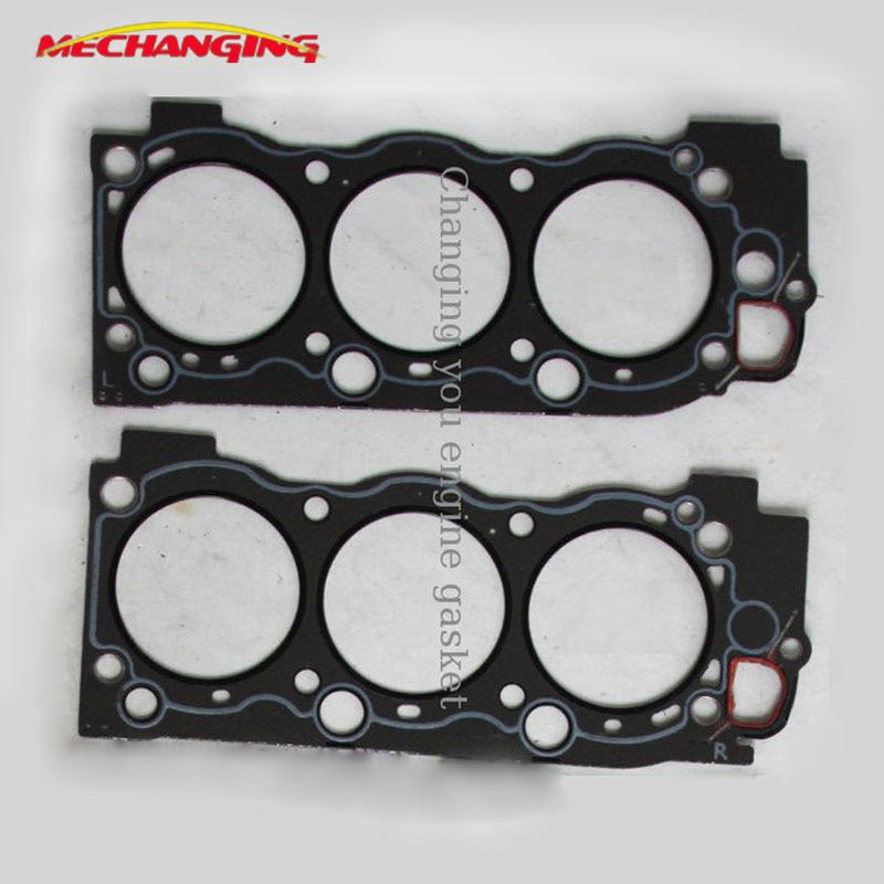 For TOYOTA HILUX II LAND CRUISER 4 RUNNER TUNDRA 3.4 5VZFE 2PCS Cylinder Head Gasket Engine Shim 10122300