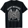 IKYDDY Saint Michael Defend Us In Battle T-Shirt
