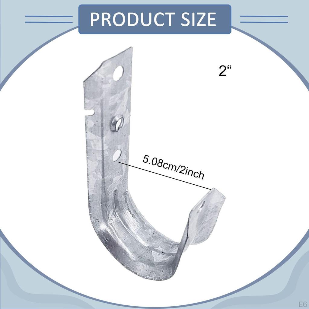 10 Cable Clips, J-hooks, Management, Household Items, Hangers, Garage Hooks for Home,