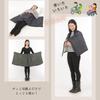 Zwiebel Kreuz Warm gesteppter Wickel 55cm und Perfekt für Winter-Outfits Damenrock, Lang, Mit Fleece gefüttert, Gepolstert, (ML, Schwarz)