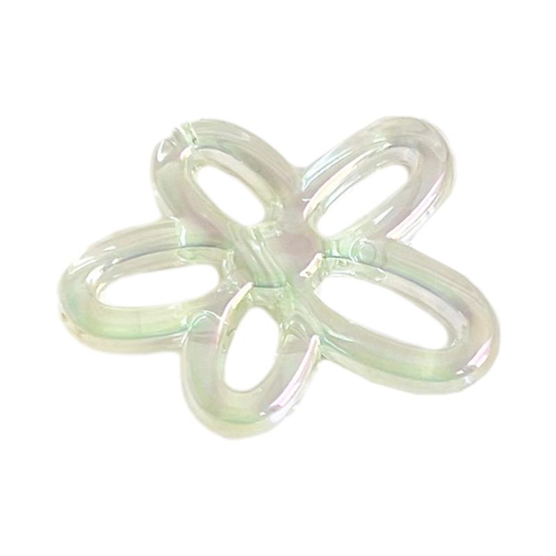 5 Color 24.5mm Irregular Small Flower Charm Pendants for Women DIY Colorful Flower Jewelry Necklaces Making Findings