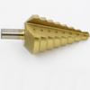 10-45MM Titanium-Plated Triangle Shank Step Drill Bit High-Speed Steel 4241