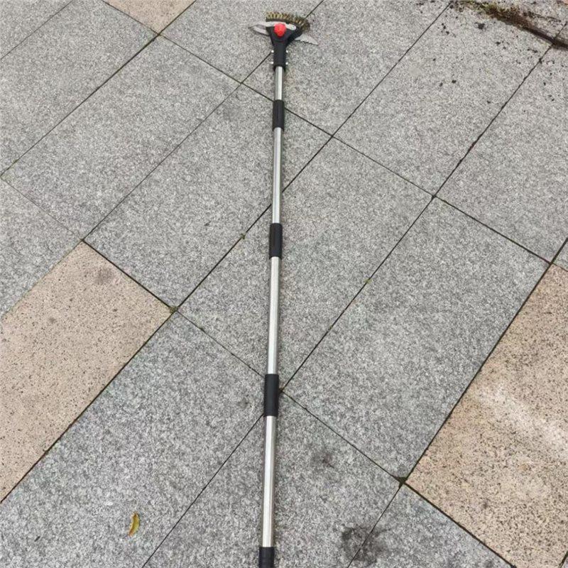 B97A-Crevice Cleaning Tool Long Handle Adjustable Crack Weeder For Driveway, Patio Sidewalk To Remove Moss Weeds Dirt