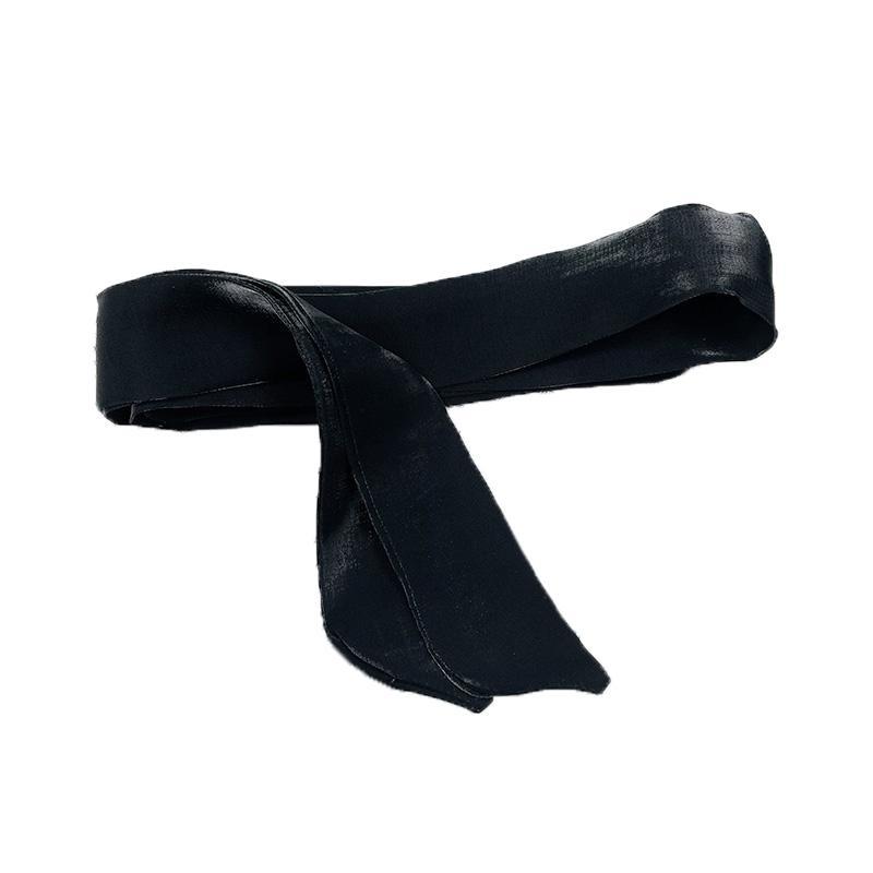 Shimmer Waist Belt Sash Scarf Lace up Ribbon Accessory