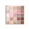 NOVO 25-Color Macaron Eyeshadow Palette: Versatile Earth Tones, Pearlescent Matte, Blush & Contour All-in-One