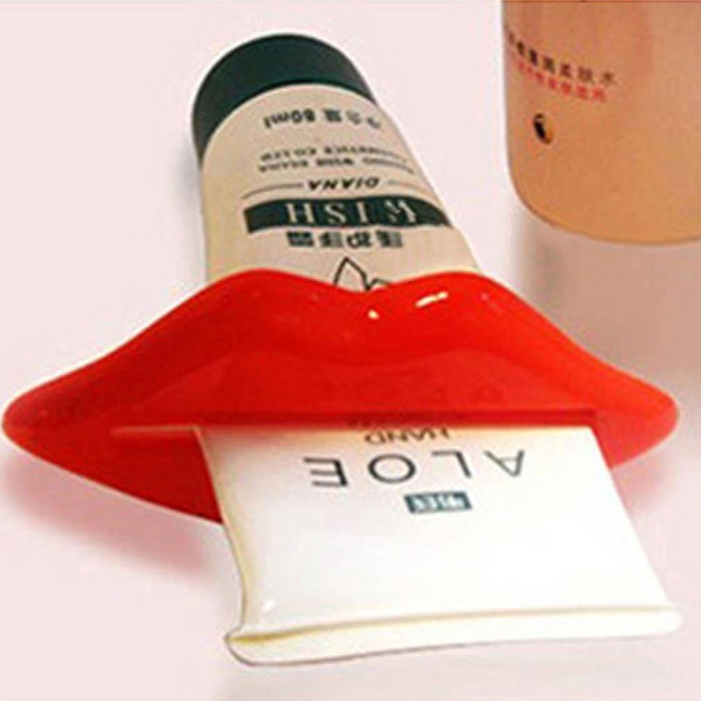 Multifunctional Squeezer Sexy Lip Kiss Bathroom Accessories Plastic Tube Cream Squeezer