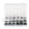 125Pcs/Box Nitrile Silicone Rubber Assortment O-ring NBR Repair Kit Faucet Sealing Valve Waterproof Machine Oil-resistant Gasket