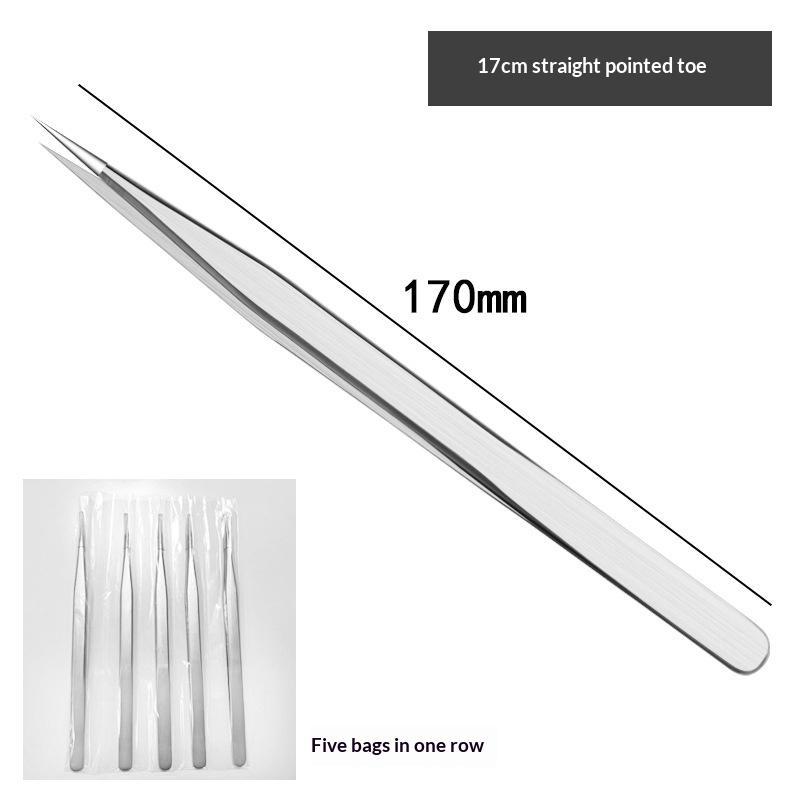 Stainless Steel Precision Tweezers Fingerprint Flying Wire Industrial Tweezers Phone Motherboard Chip Repair Hand Tools A1