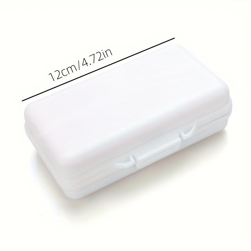 Portable Foldable USB Flash Drive Organizer Box with Lid-Lightweight PP Material,Multi-Compartment Storage for Office Supplies