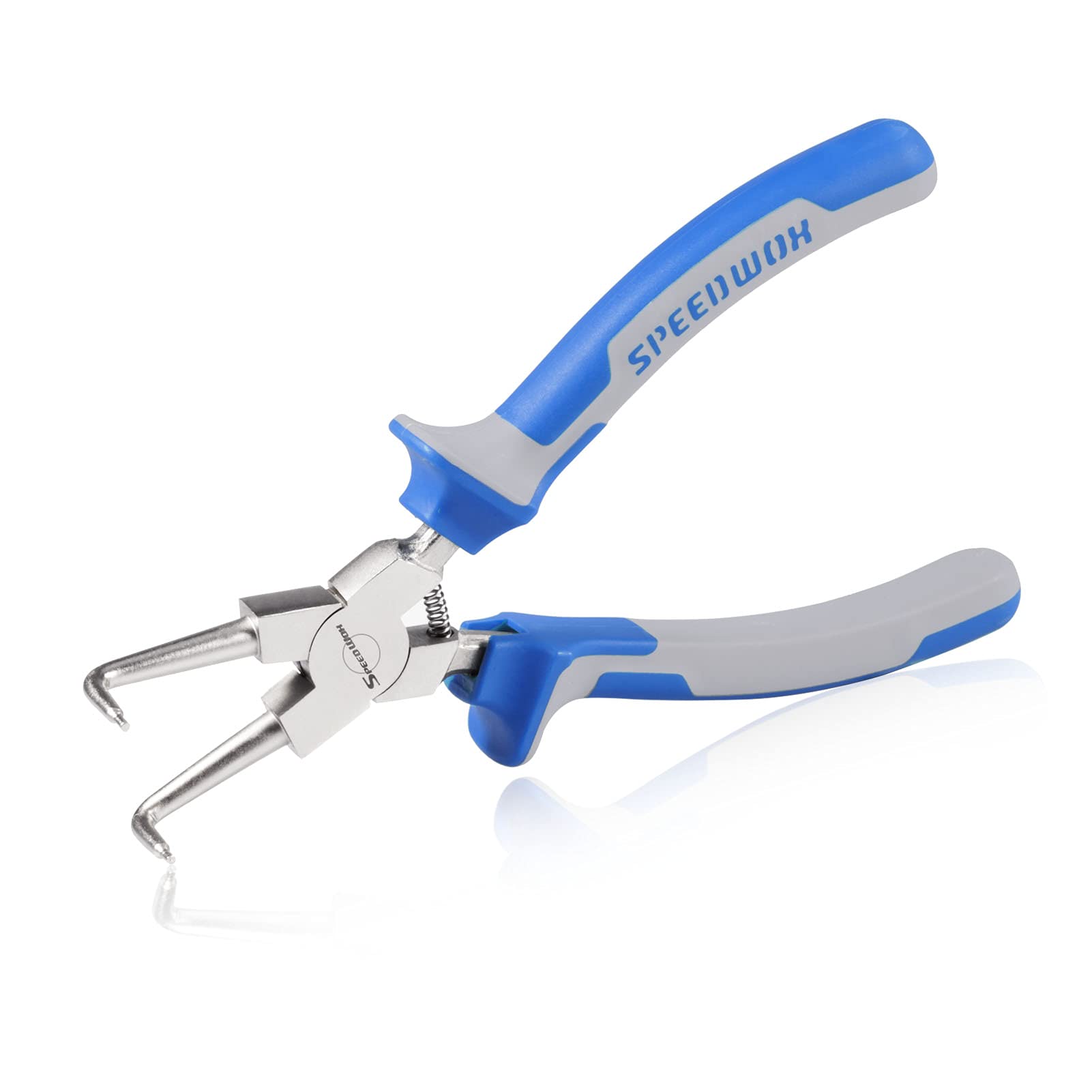 

SPEEDWOX Internal Circlip Precision Circlip Retainer Ring Pliers with Curved Jaws for Ring Retention and Hose Removal 9-inch Pliers, Heavy-Duty
