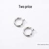 2023 New Style High-End 925 Sterling Silver Hoop Earrings for Women - Plain Design