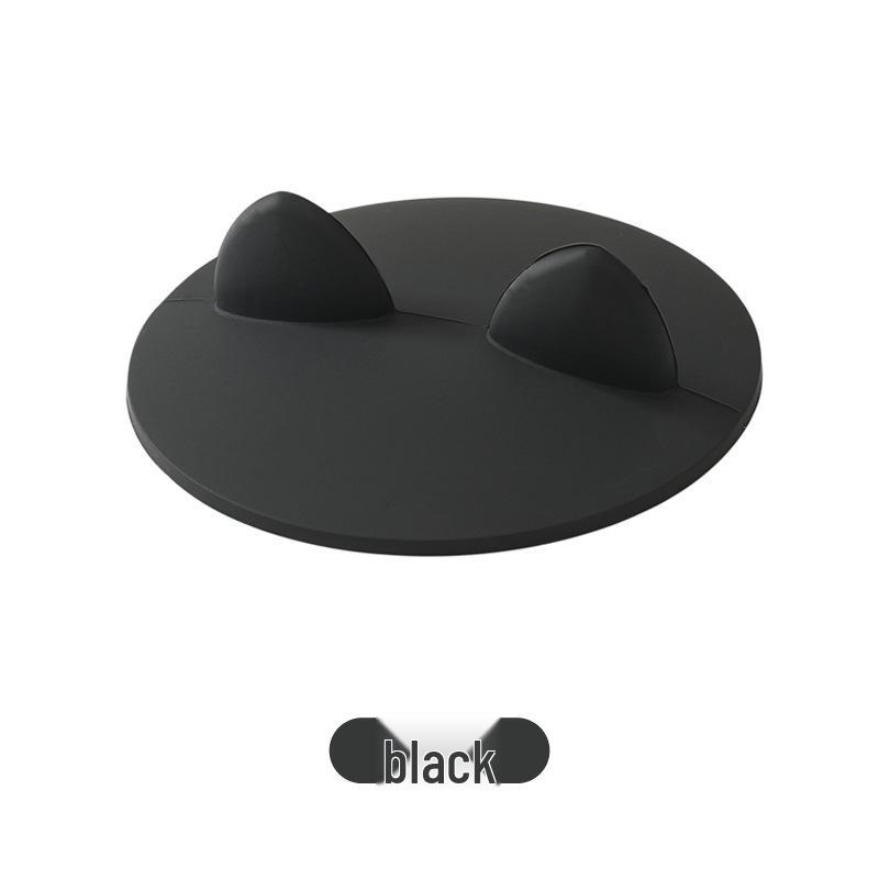 Silicone 3D Cat Ears Cup Lid - Leak & Dust Proof for Coffee & Glass Cups