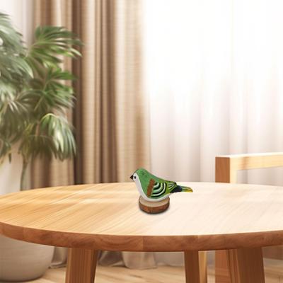 Artistic Bird Figure with Base for Tabletop Decoration