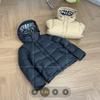 2025 Winter Loose Fit Hooded Puffer Jacket Detachable Sleeve Couple Streetwear