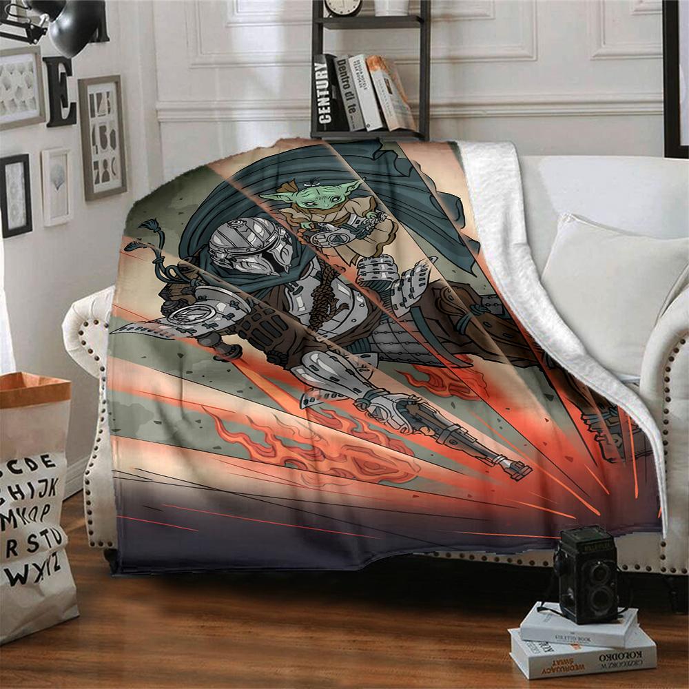 Star Wars Blanket Soft Warm Cozy Perfect for Livingroom Picnics Office Chair for All Seasons Stylish Decor Ideal Gift for Friends Family Couples Picni