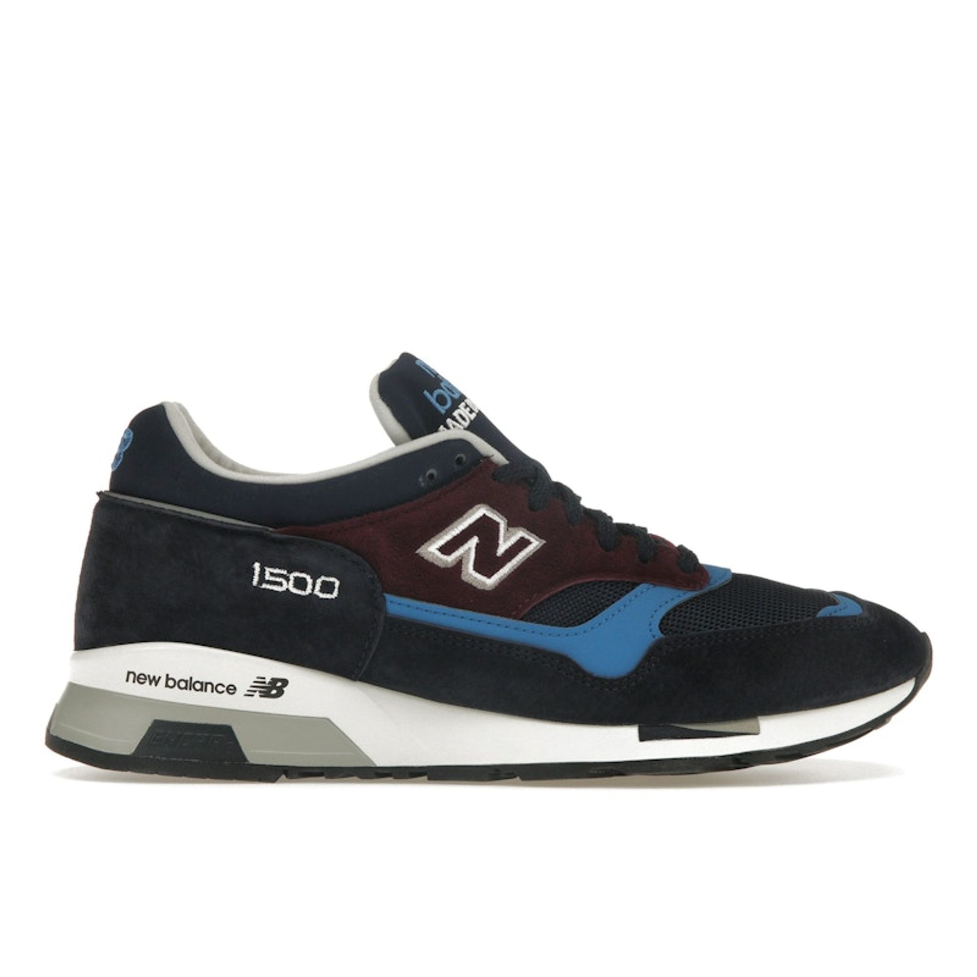 

New Balance 1500 Made In England Navy Burgundy Men Sneakers Blue M1500SCN 42