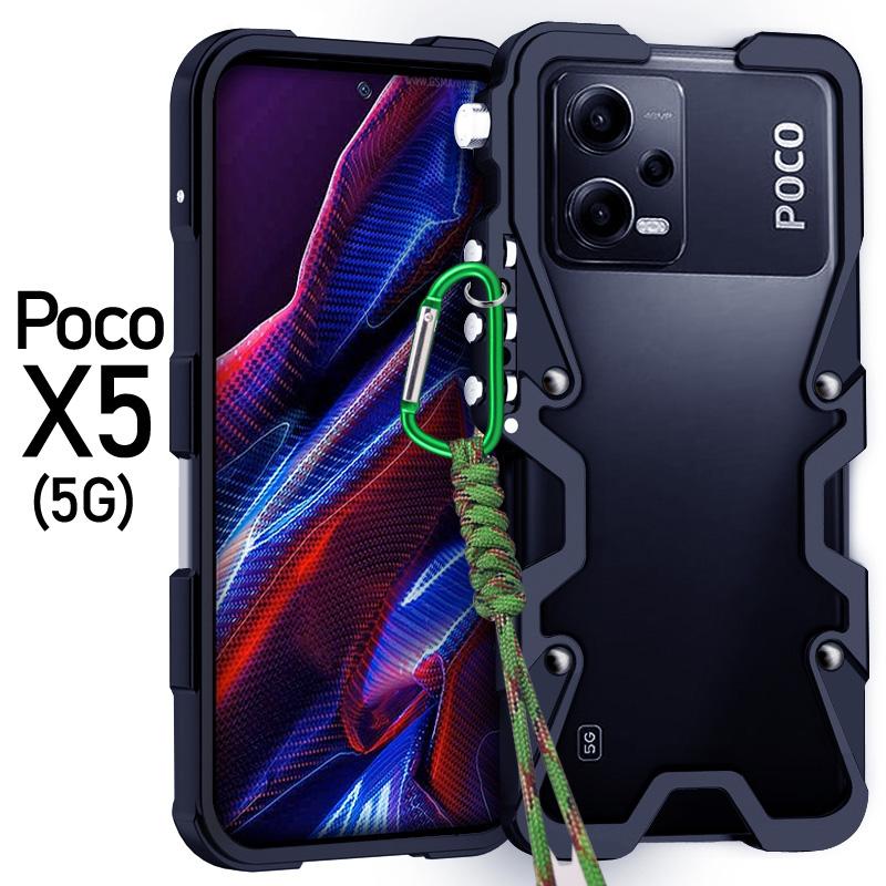 Luxury Sports Metal Aluminum Bumper Armor Case for Xiaomi Poco X7 X6 X5 F7 F6 F5 M6 Pro F7 Pro Ultra X6 Neo Shockproof Back Case