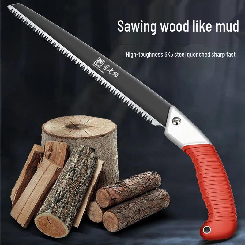 Немецкое и японское мастерство ручная пила: Белая акула Felling Express - Острый инструмент для деревообработки и сада.