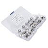 170Pcs Acorn Nuts Dome Head 304 Stainless Steel Caps Nut Assortment Kit for Industry