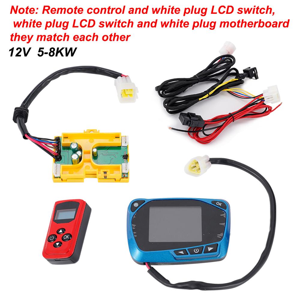 

Аксессуары для парковочного обогревателя 12 В 5-8 кВт, модернизированный переключатель ЖК-дисплея для парковочного обогревателя и двунаправленный цифровой дисплей дистанционного управления