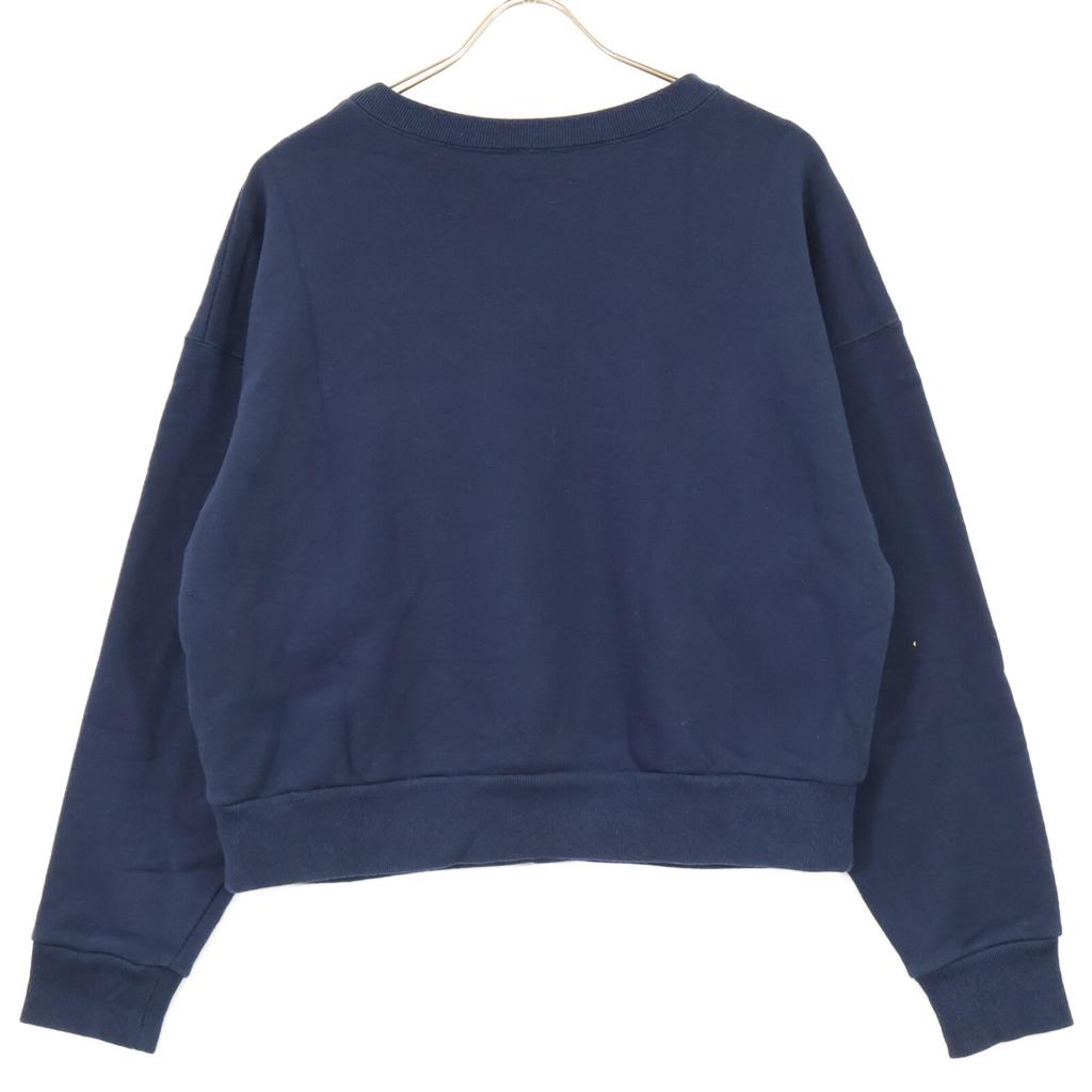 Celine 2Y09E649W Lacivert Çatlak Sweatshirt Logolu Sweatshirt üstler L Lacivert Kullanılmış