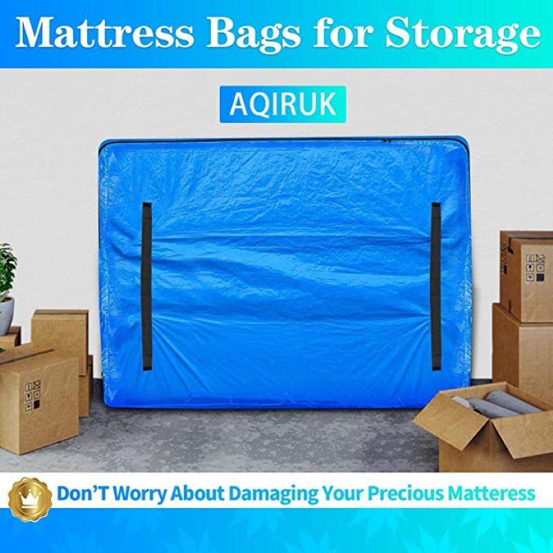 Wodoodporna Torba do Przechowywania Materaca Do Przeprowadzki i Przechowywania - Wielokrotnego Użytku Wytrzymała Torba na Materac Oxford Rozmiar Twin Full Queen King