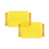 4/5 Inch Amber Side Illuminated LED Pods Covers Protective Shield Cover