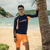 Unisex UV Protection Rash Guard Long Sleeve Swimwear Diving Snorkeling Surfing Water Sports Quick Dry Nylon