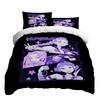 Duvet Cover Printed With Christmas Decoration Super Soft Brushed Microfiber Double Bed Comfortable Set With Zipper Closure And 2 Pillowcases