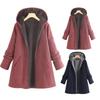 Autumn Winter Warm Women Hoodie Plus Size Solid Color Streetwear All Match Coat