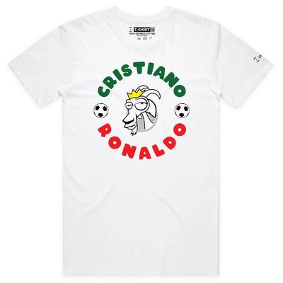 VOICEART Cristiano Ronaldo The GOAT Serie Sport-T-Shirt mit Premium-Grafik